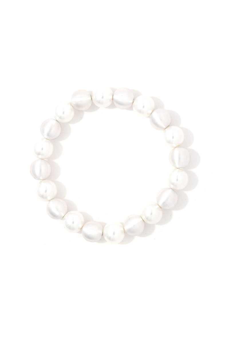 Beaded Stretch Bracelet - Pearlara