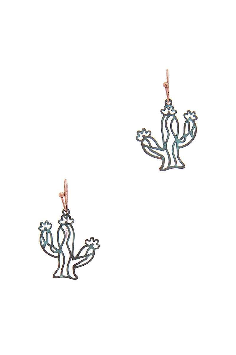 Cactus Drop Earring - Pearlara