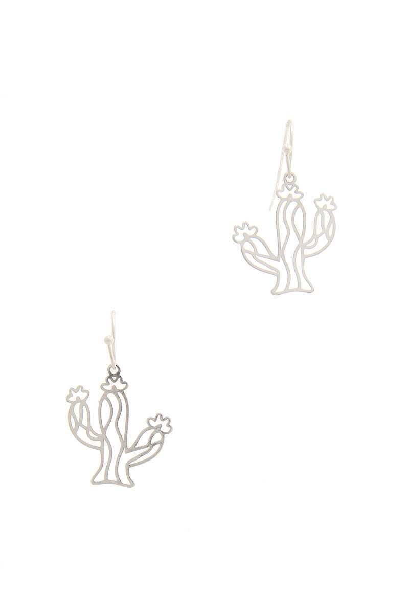 Cactus Drop Earring - Pearlara