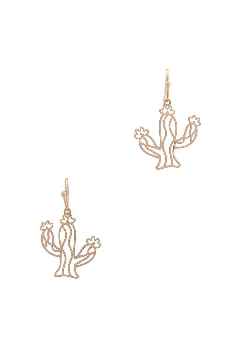 Cactus Drop Earring - Pearlara