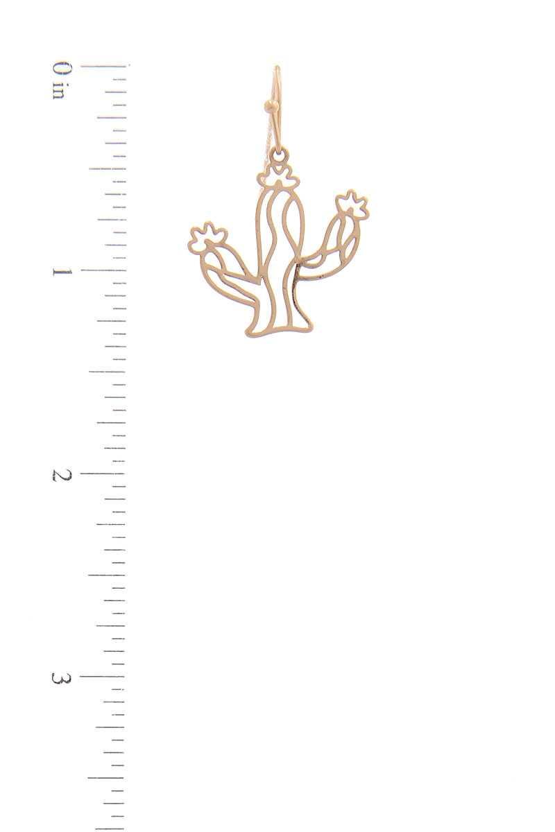 Cactus Drop Earring - Pearlara