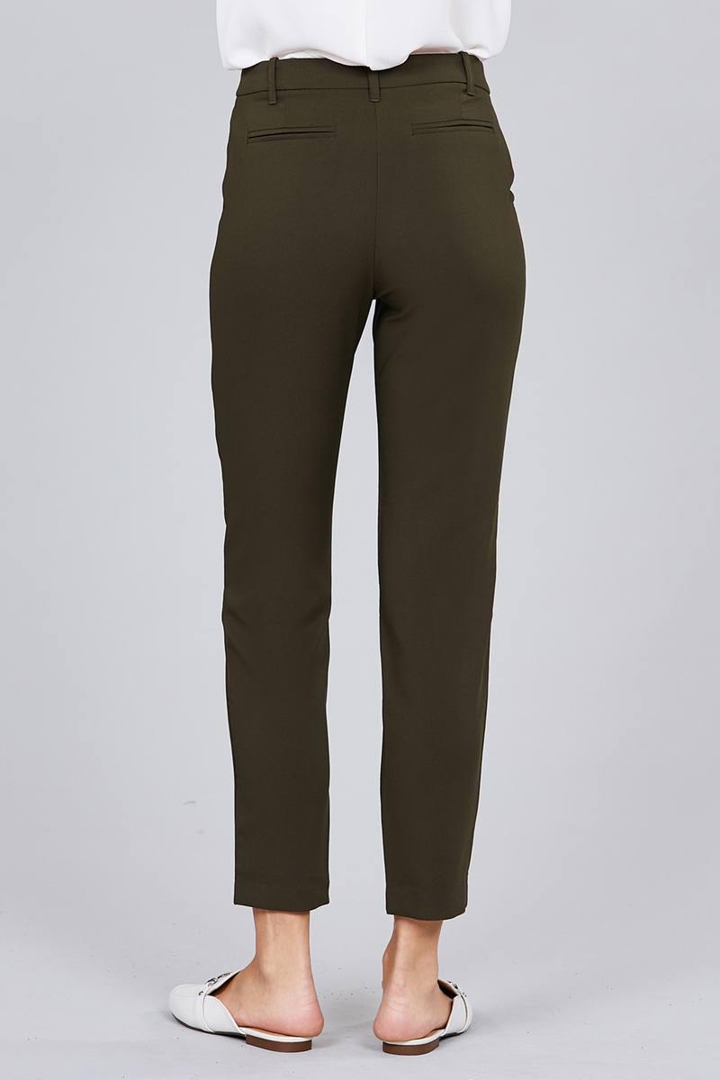 Seam Side Pocket Classic Long Pants - Pearlara
