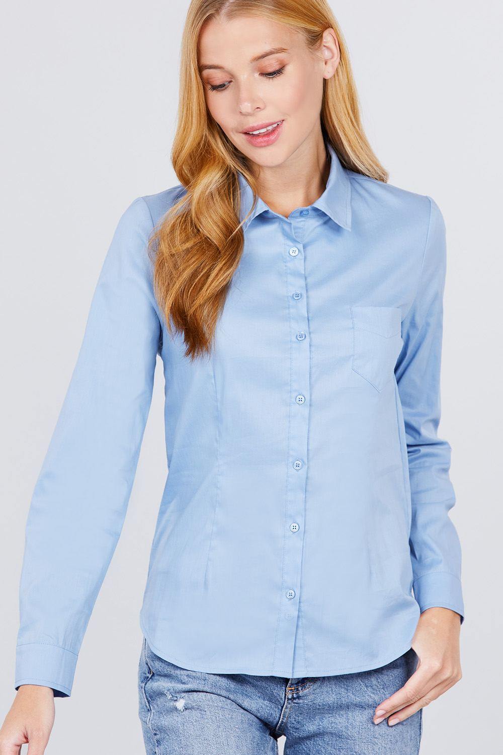 Button Down Woven Shirts - Pearlara