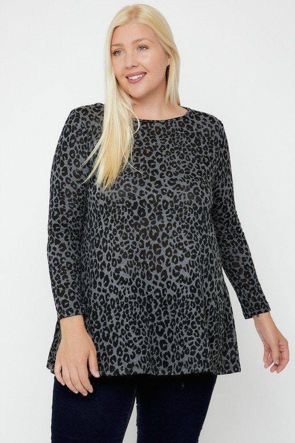 Cheetah Print Tunic - Pearlara