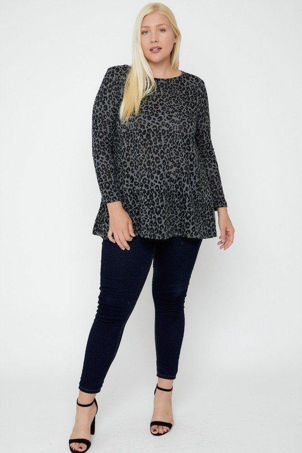 Cheetah Print Tunic - Pearlara