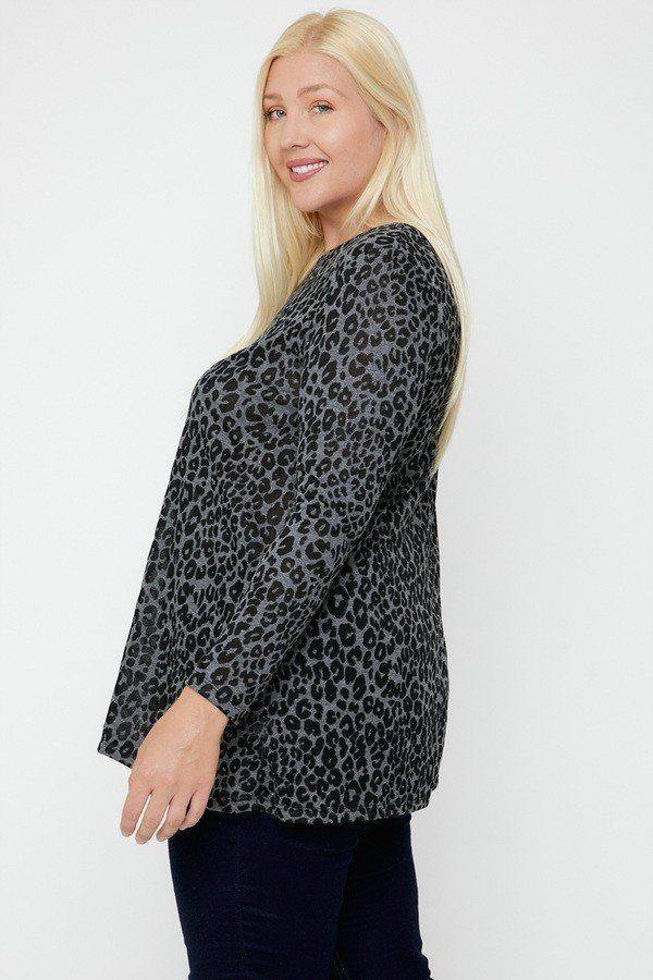 Cheetah Print Tunic - Pearlara