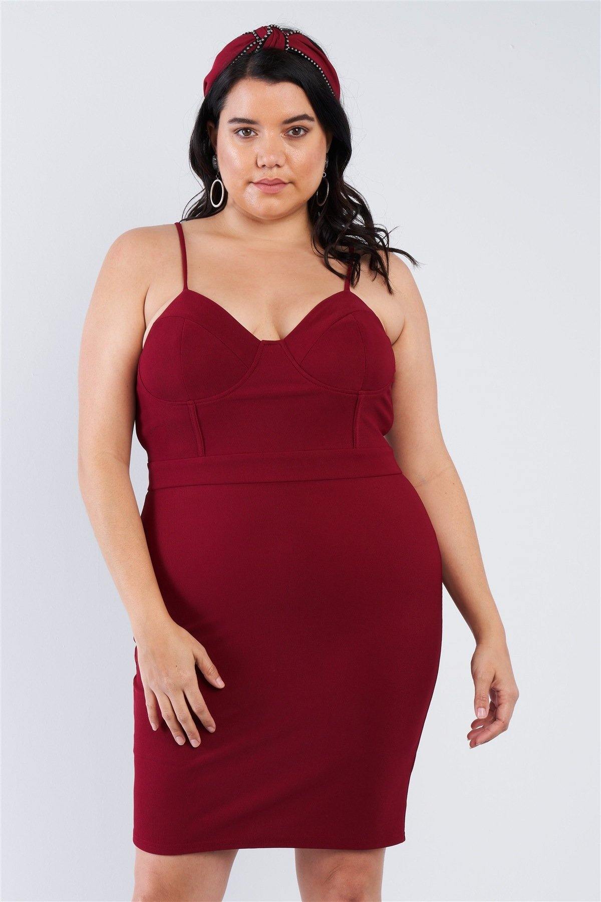 Plus Size Mini Sweetheart Dress - Pearlara