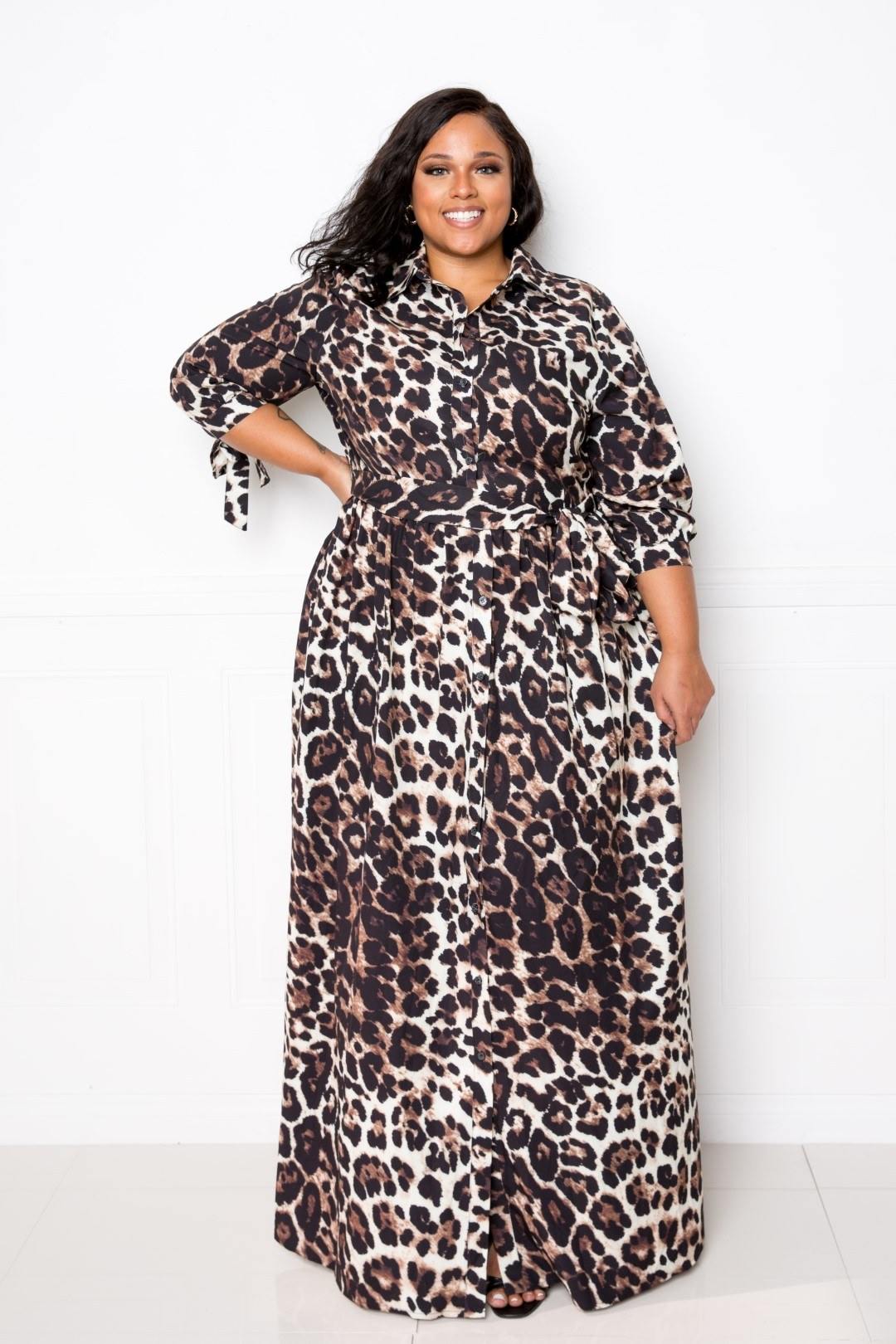 Leopard Printed Dress - Pearlara