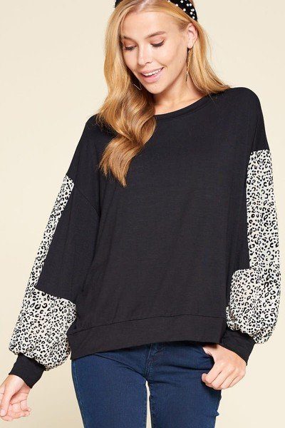 Solid Jersey Casual Top