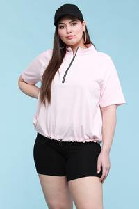 Plus Size French Terry Pullover Sweatshirt - Pearlara