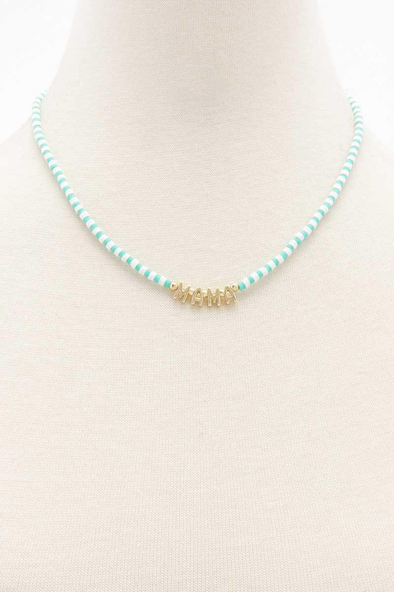 Mama Beaded Necklace - Pearlara