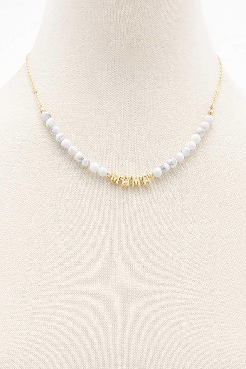 Mama Beaded Necklace - Pearlara