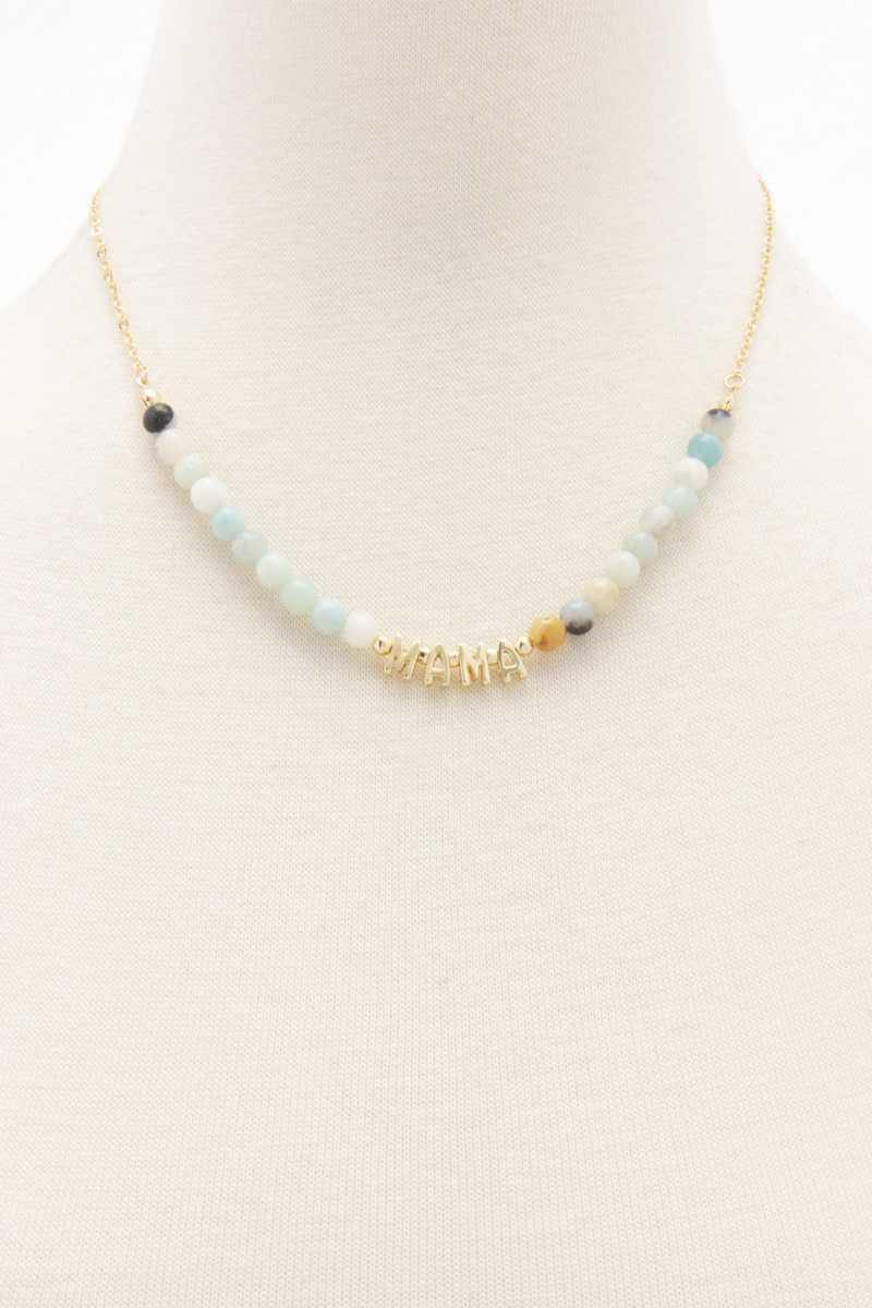 Mama Beaded Necklace - Pearlara