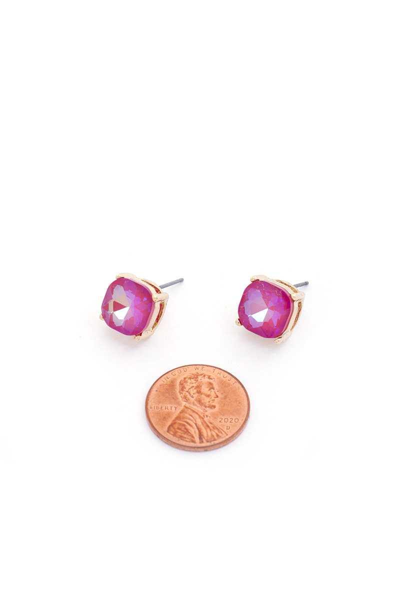 Square Stud Earring - Pearlara