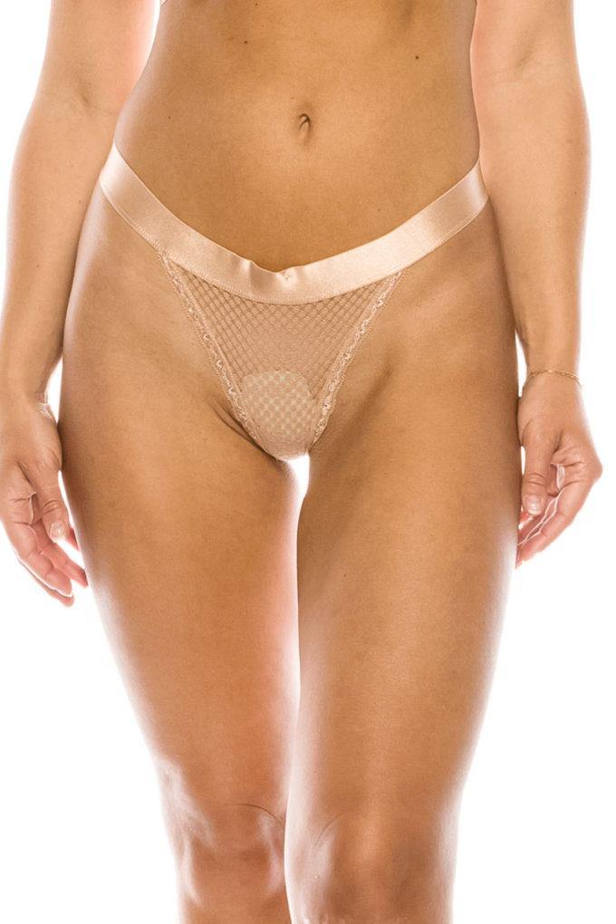 Mesh Thong Underwear - Pearlara