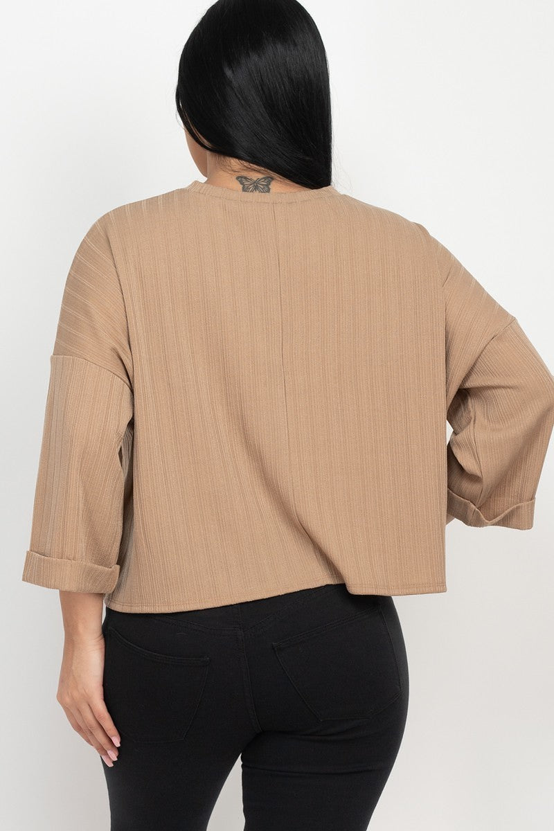 Drop Shoulder Top