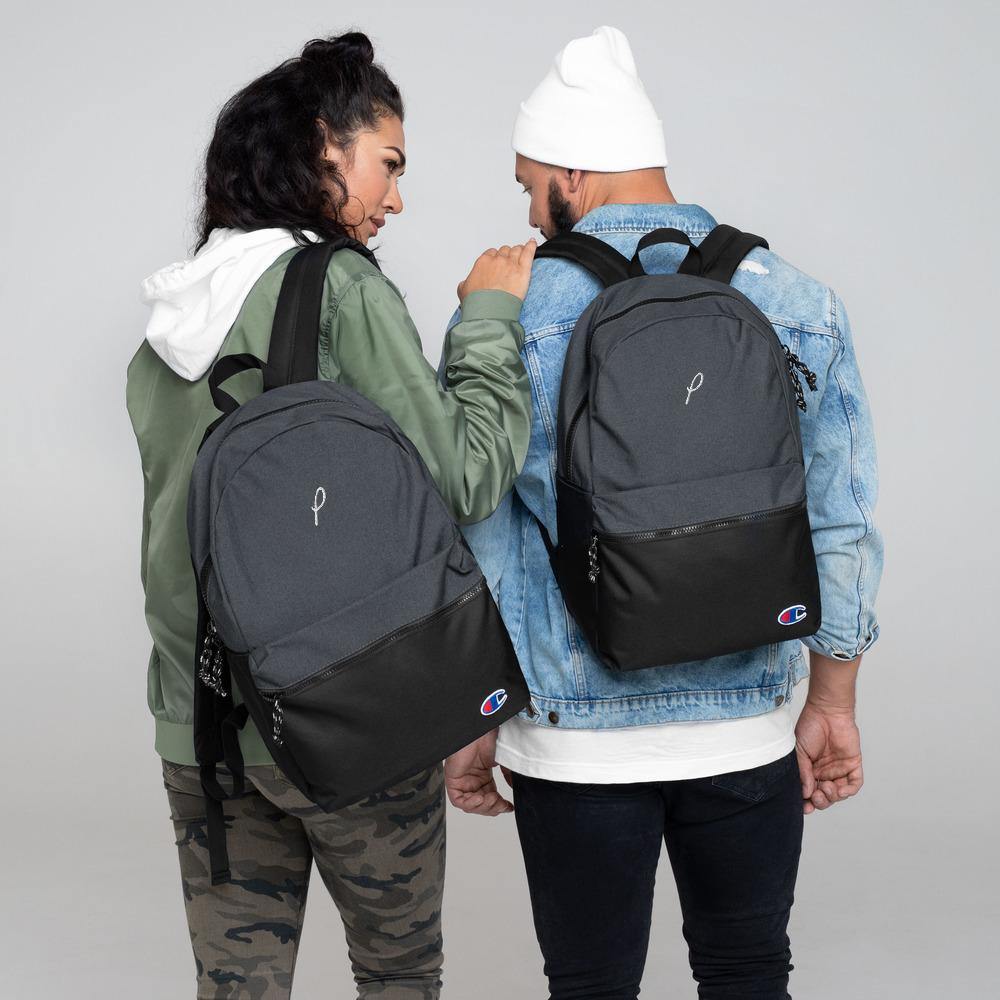 Embroidered Champion Backpack - Pearlara